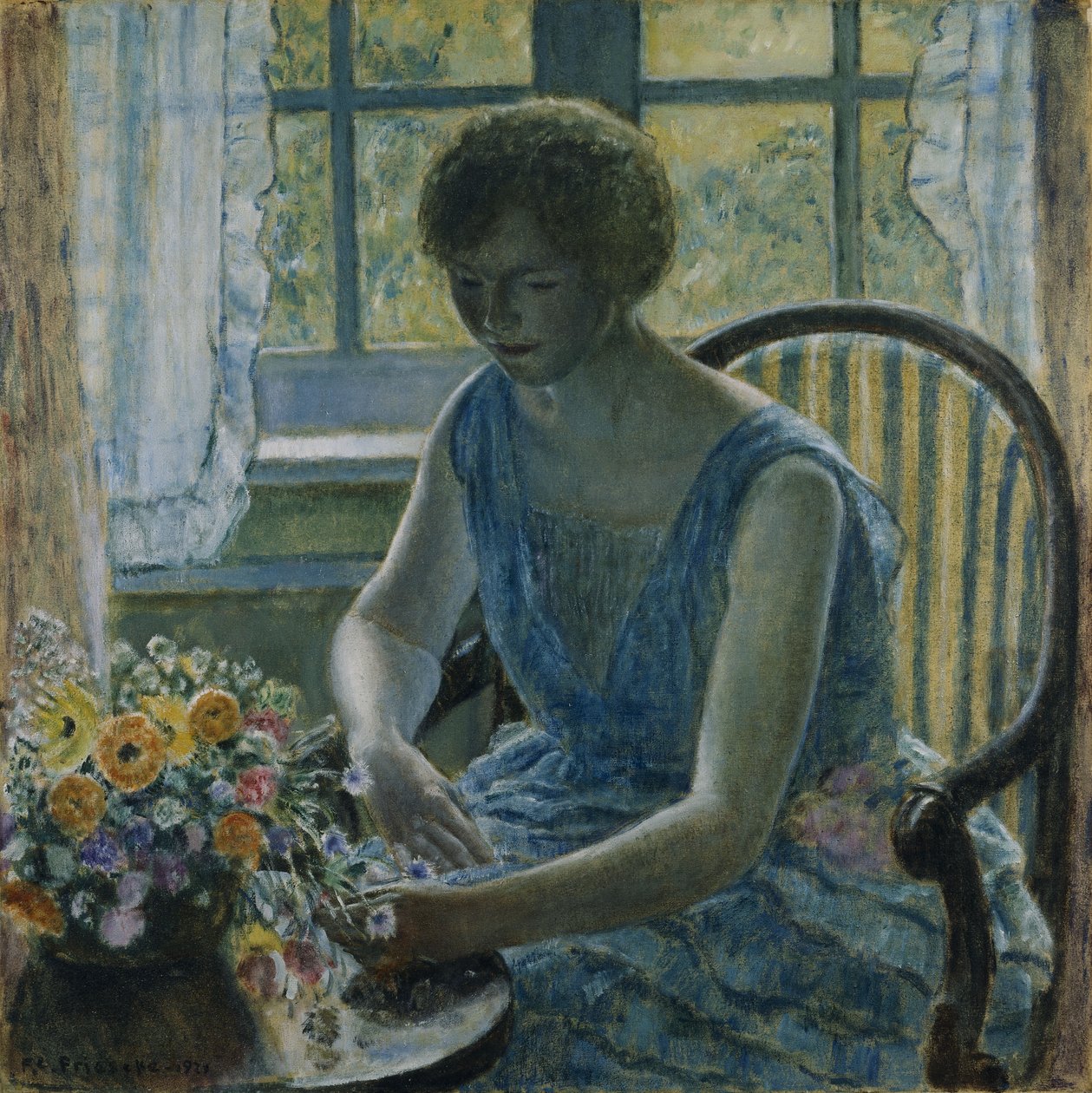 Mahdah door Frederick Carl Frieseke