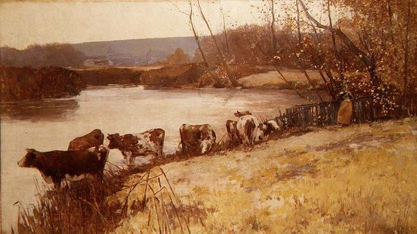 Marlotte, Seine et Marne door Frederick Charles Vipont Ede
