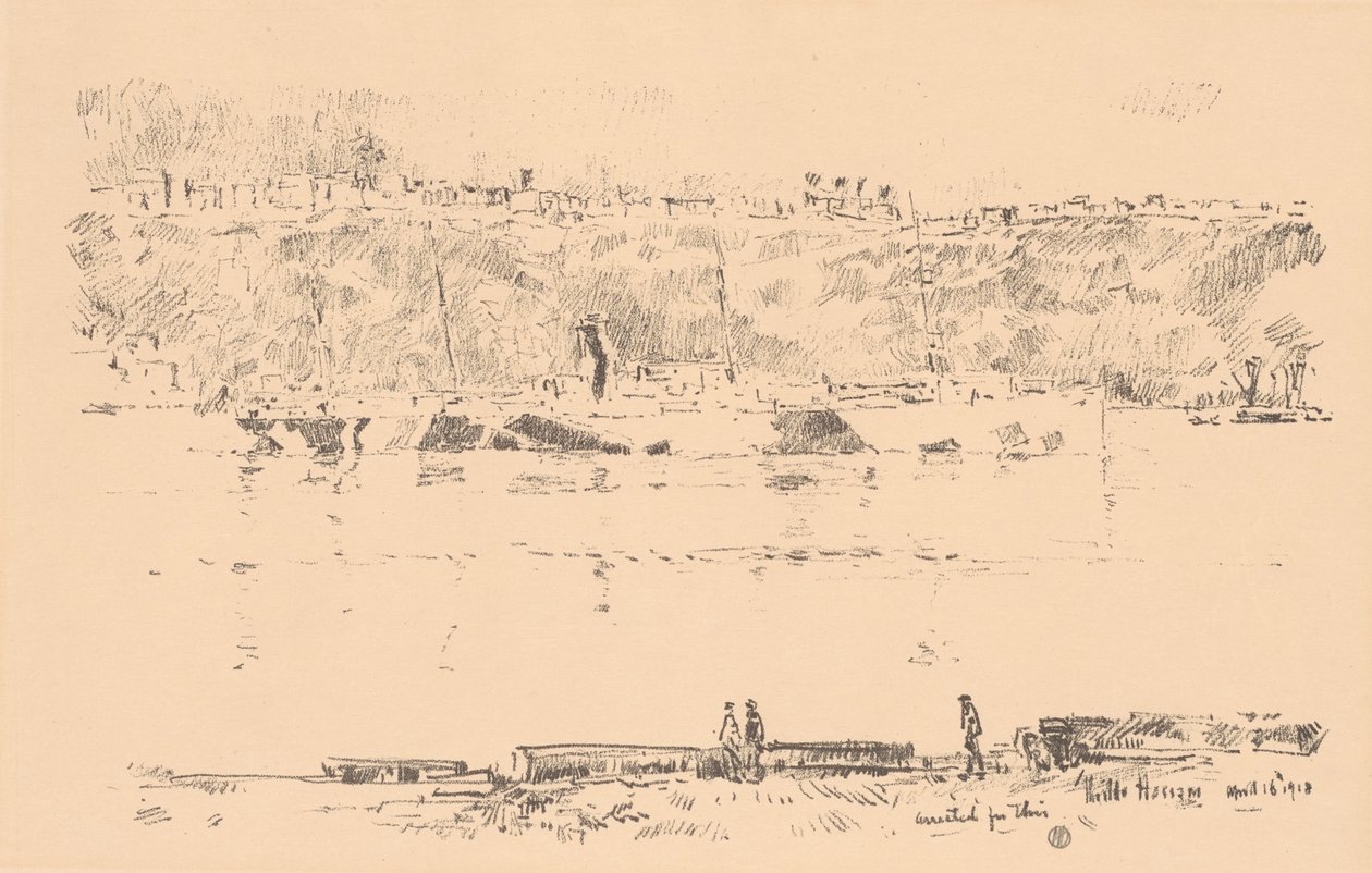 Camouflage, 1918 door Frederick Childe Hassam