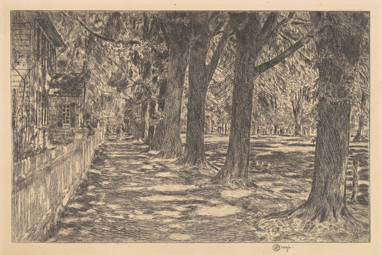 Easthampton, 1917 door Frederick Childe Hassam