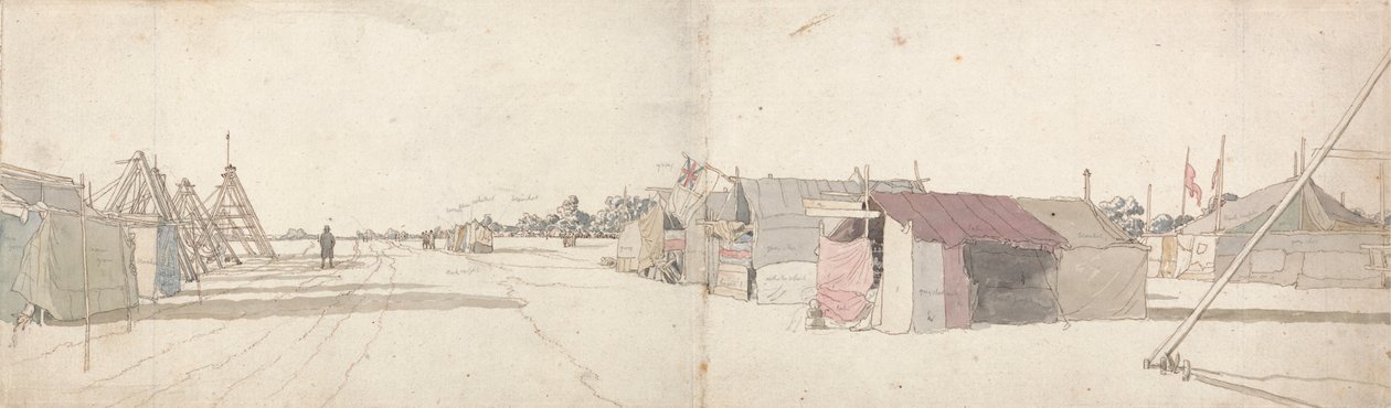 De kermis door Frederick Christian Lewis the Elder