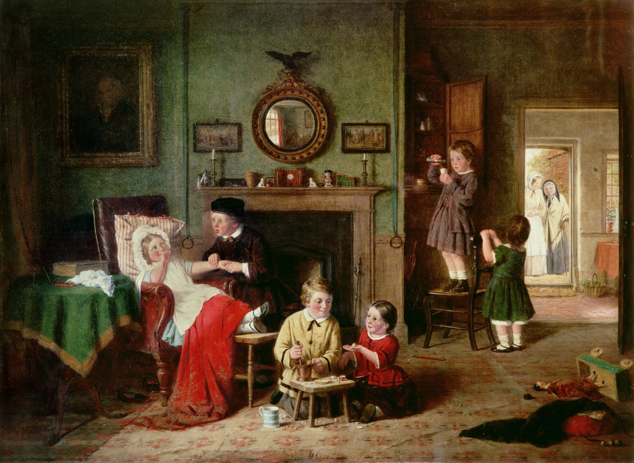 Doktertje Spelen door Frederick Daniel Hardy