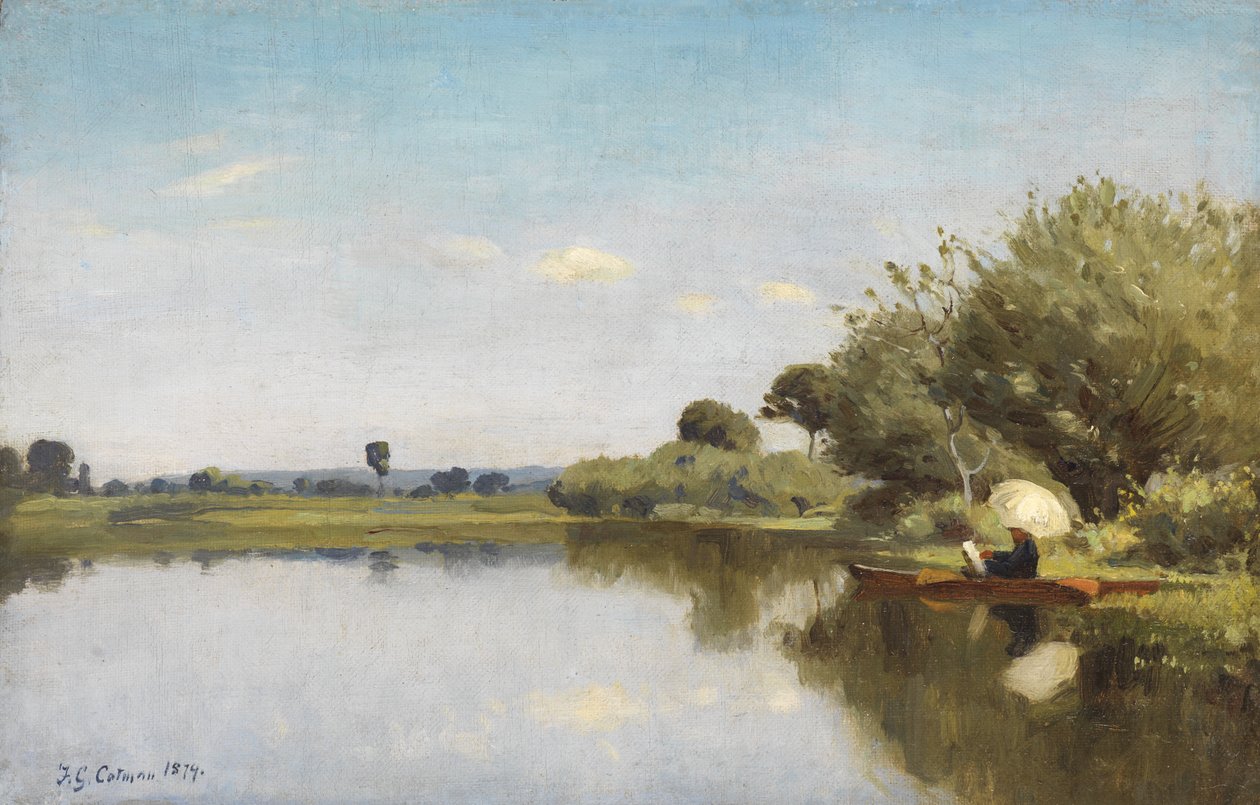 Zomerdag, 1874 door Frederick George Cotman