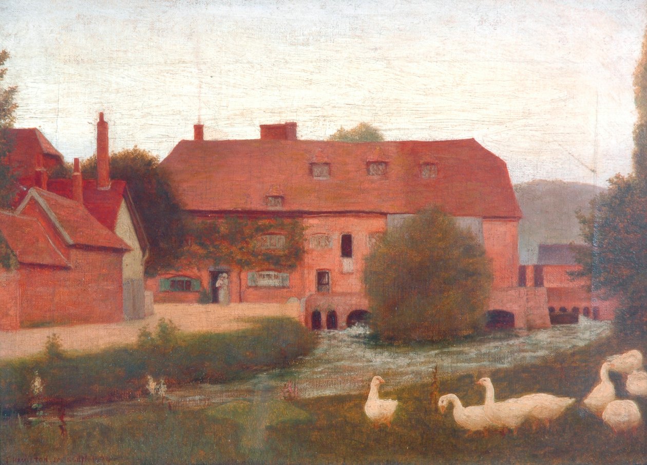 Molenstroom, 1876 door Frederick Hamilton Jackson