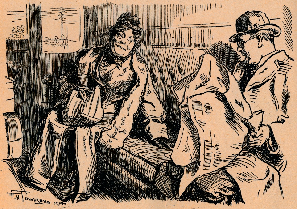 Non-Stop, 1919 door Frederick Henry Townsend