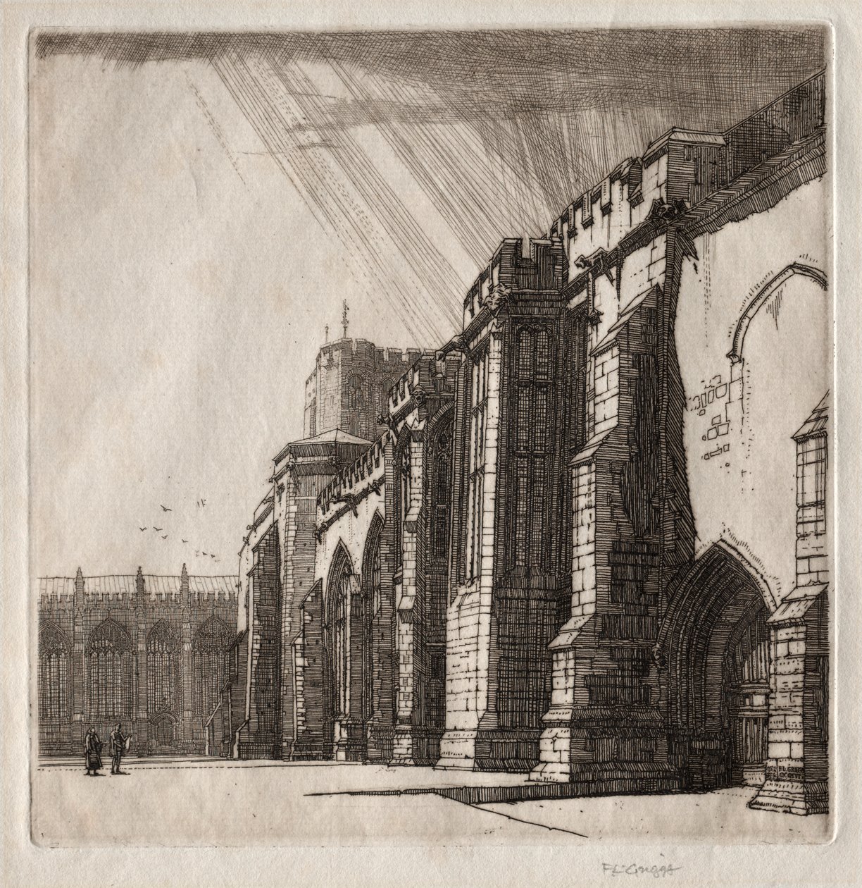 Het paleis door Frederick Landseer Maur Griggs
