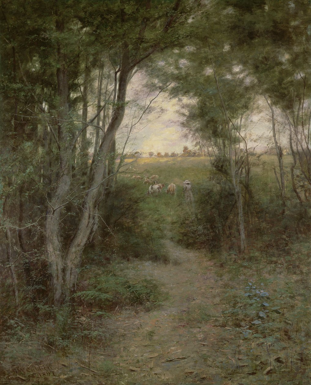 De Bush bij Heidelberg, Melbourne, 1898 door Frederick McCubbin