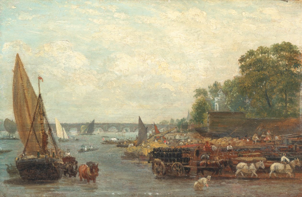 Westminster Bridge door Frederick Nash