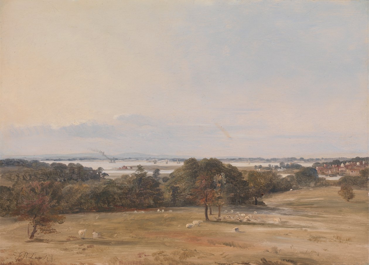 Southampton Water, nabij Hamble door Frederick Richard Lee