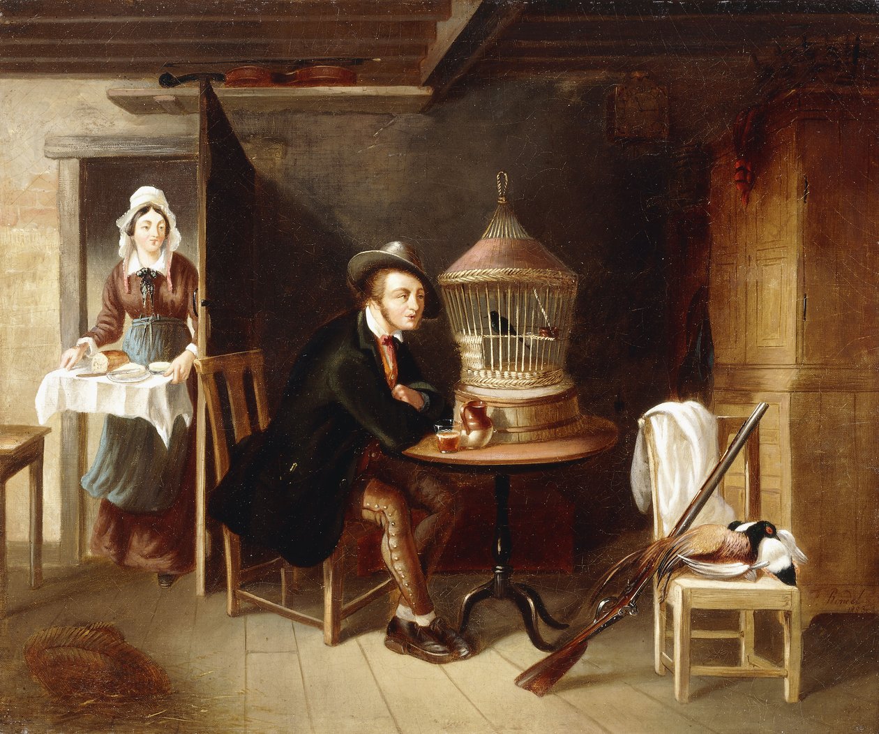 Zijn favoriete huisdier, 1883 door Frederick Rondel