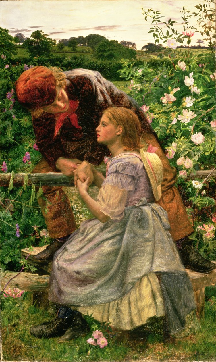 Vroege geliefden door Frederick Smallfield