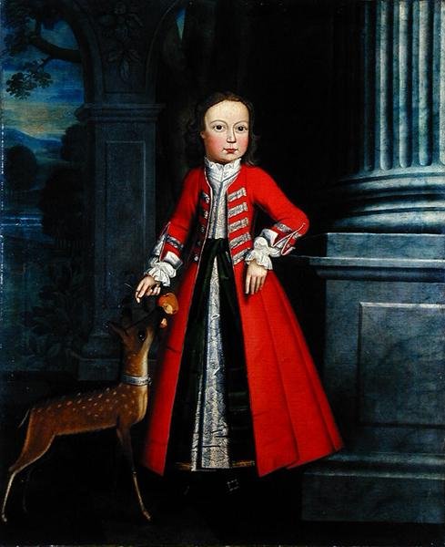 Thomas Lodge (b.c.1735) 1745 door Frederick Tellschaw