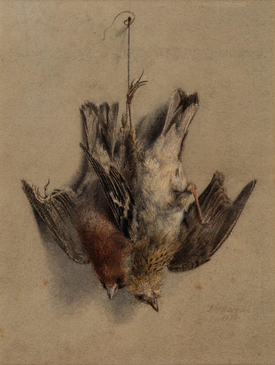 Stilleven, Leeuweriken door Frederick William Jackson