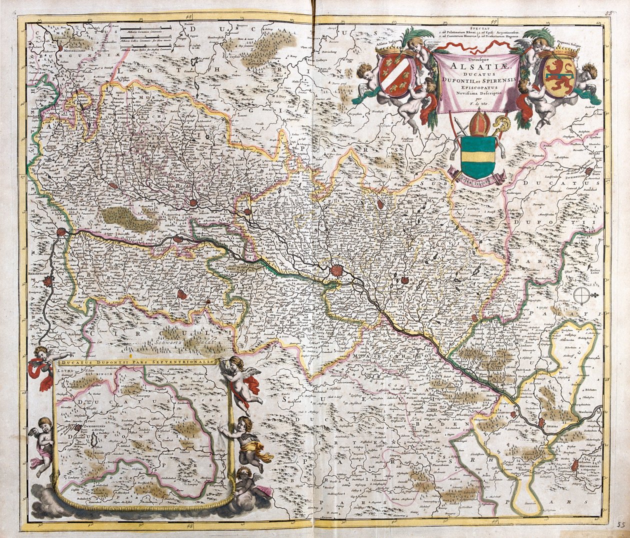 Elzas, Frankrijk door Frederick de Wit