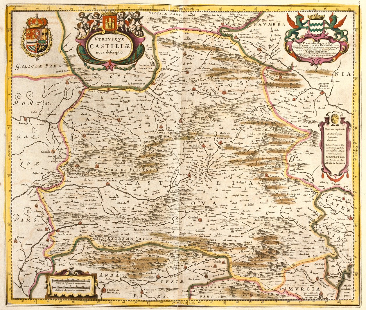 Castilië, Spanje door Frederick de Wit