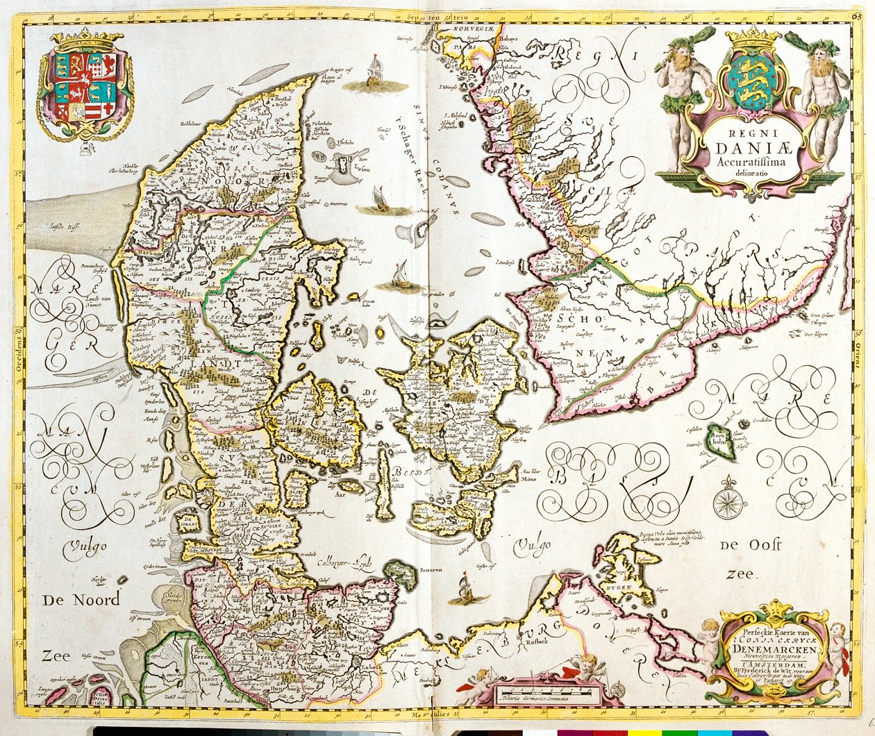 Denemarken door Frederick de Wit