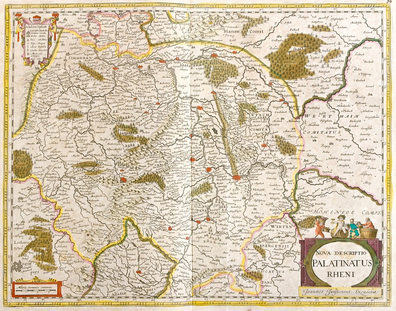 Hessen, Baden-Württemberg, Duitsland door Frederick de Wit