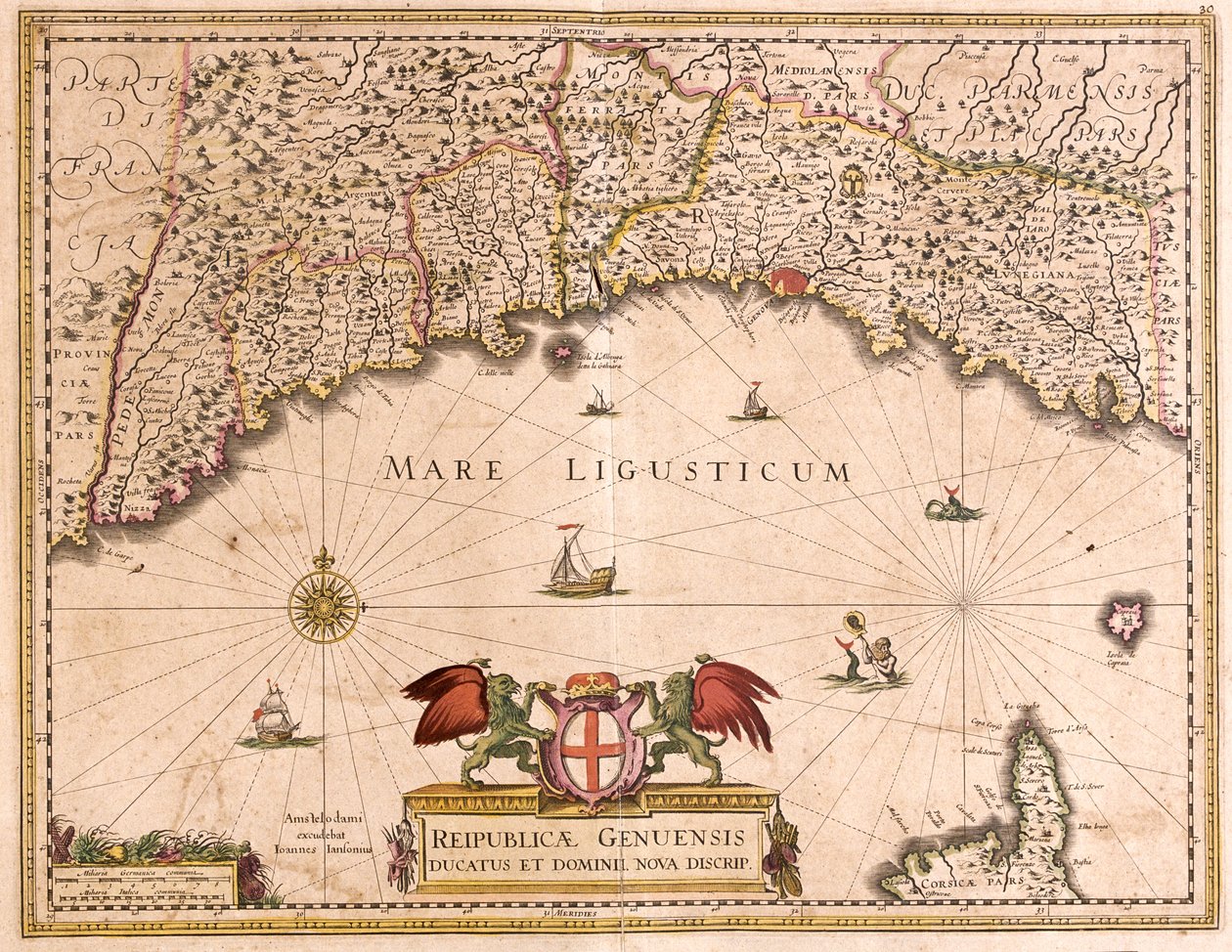 Ligurië, Italië door Frederick de Wit