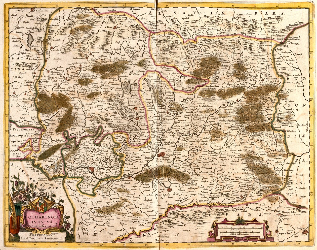 Lotharingen, Frankrijk door Frederick de Wit