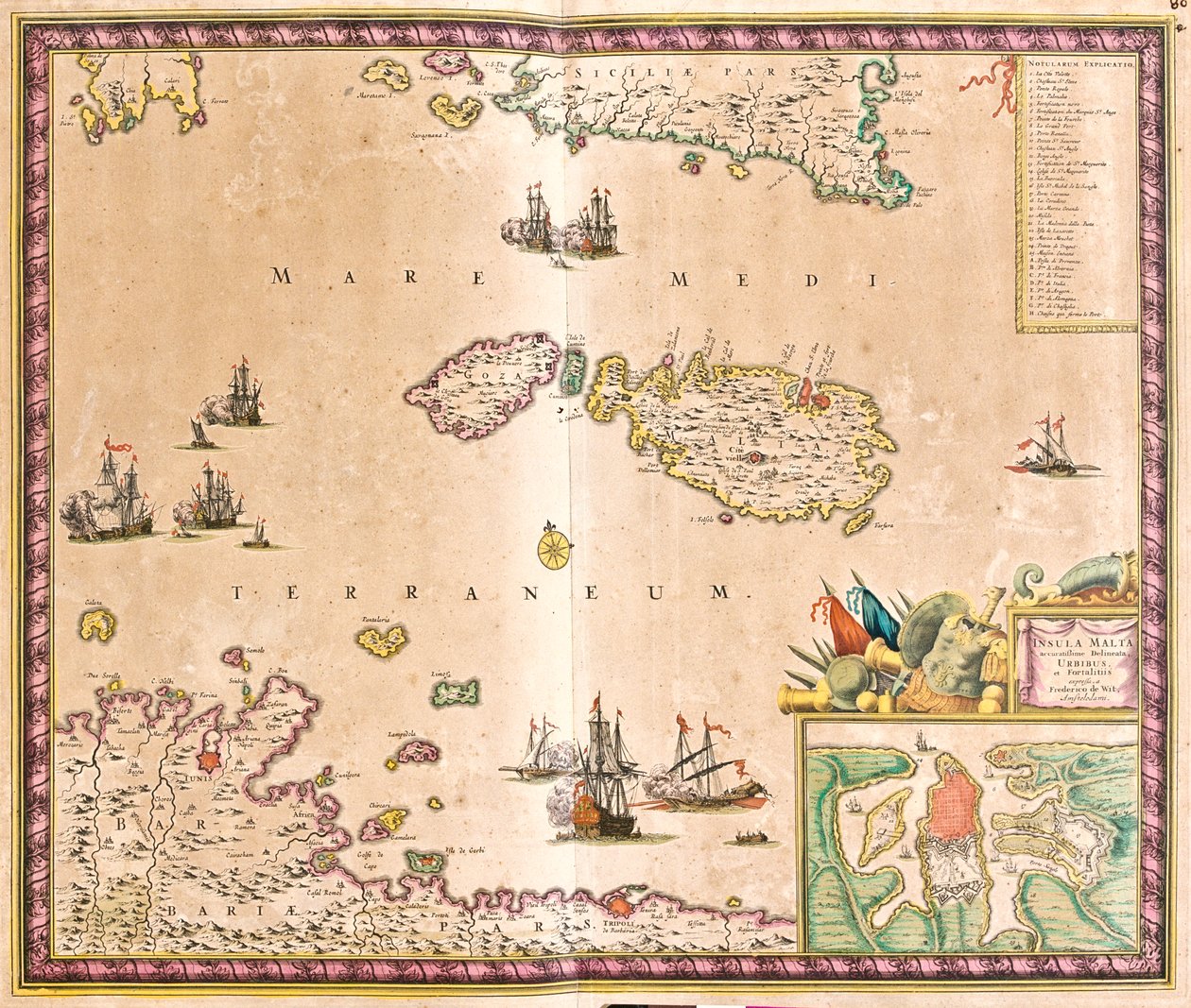Malta door Frederick de Wit