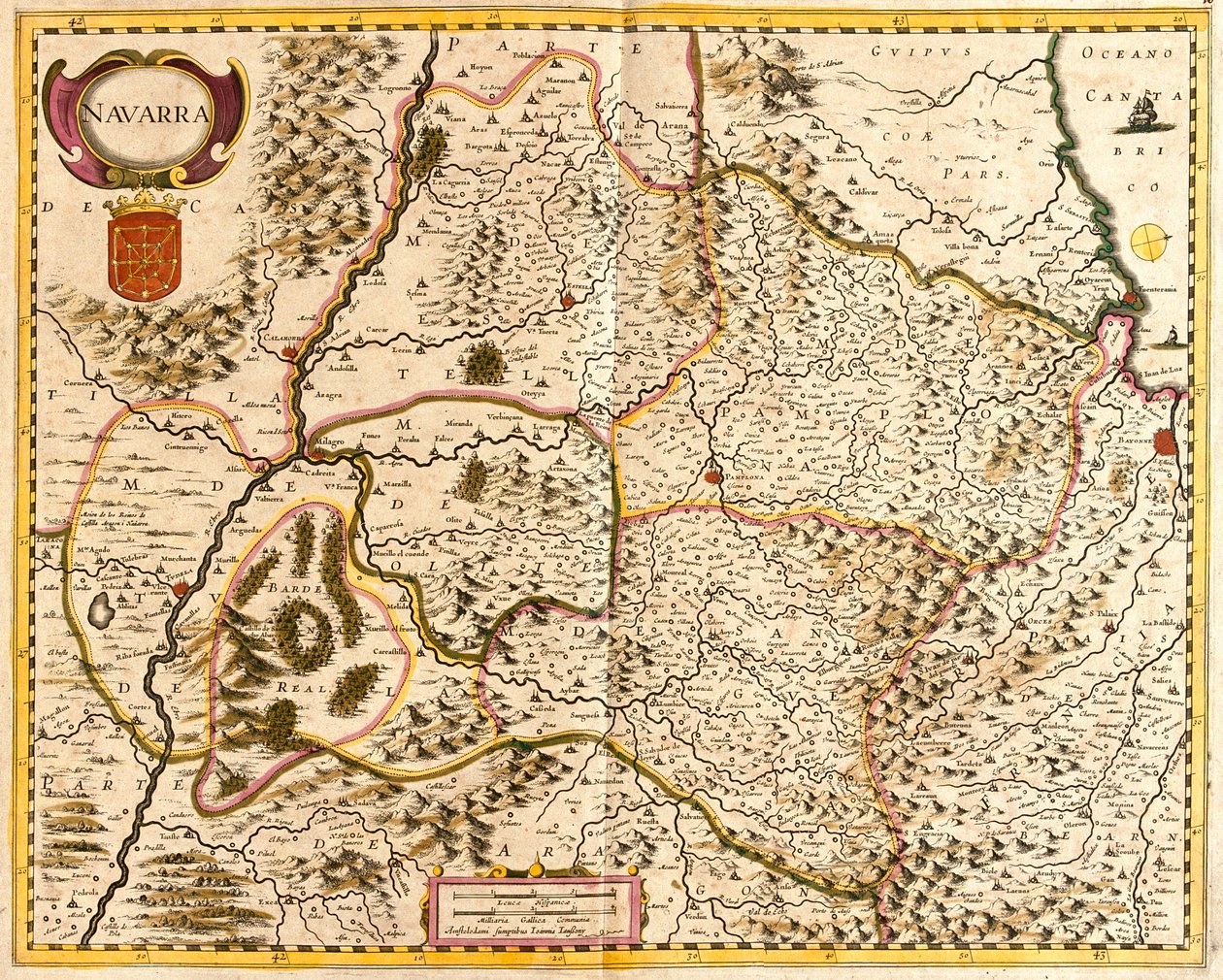 Navarra, Spanje door Frederick de Wit