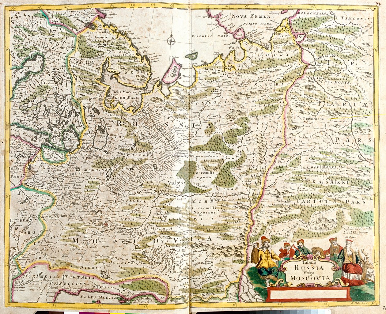 Rusland door Frederick de Wit