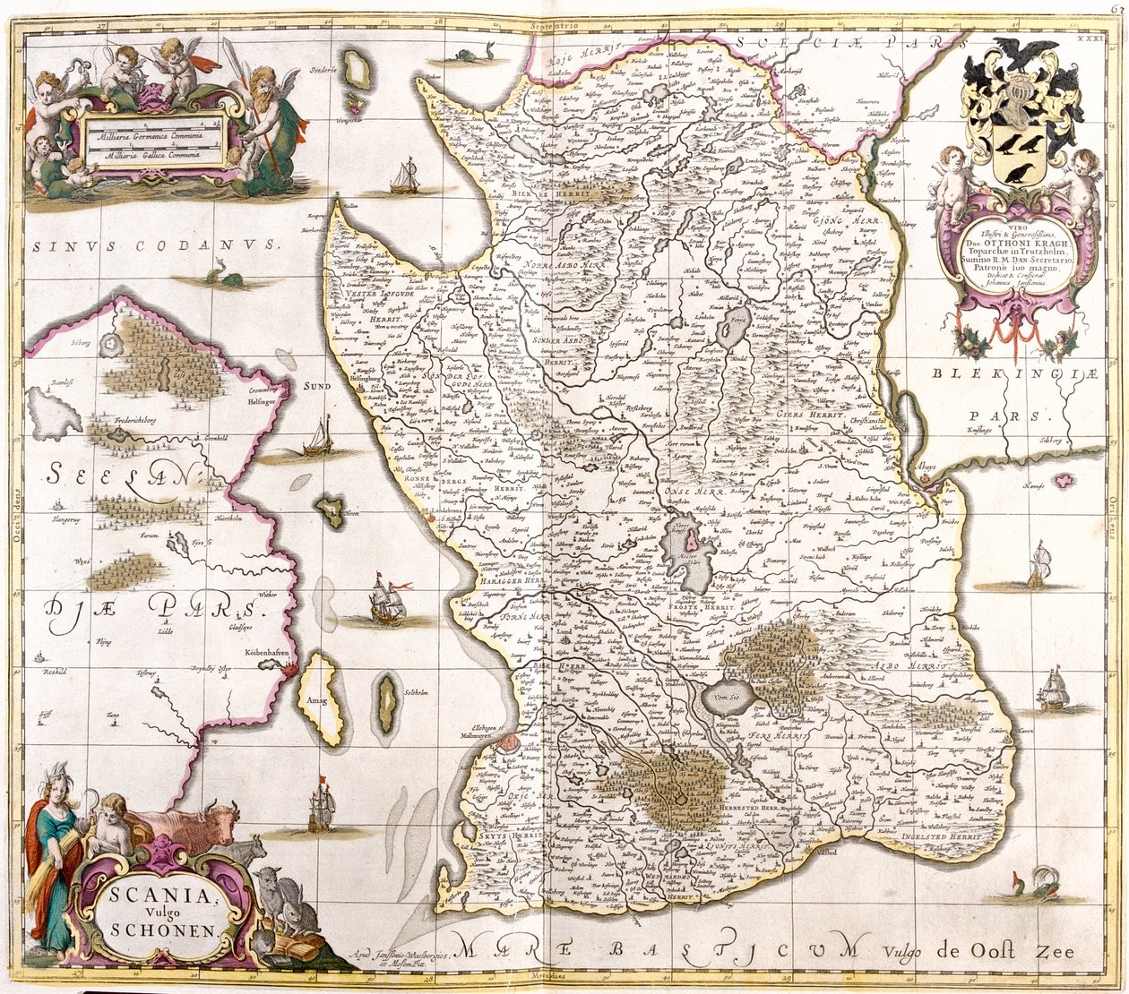 Scania, Zweden door Frederick de Wit