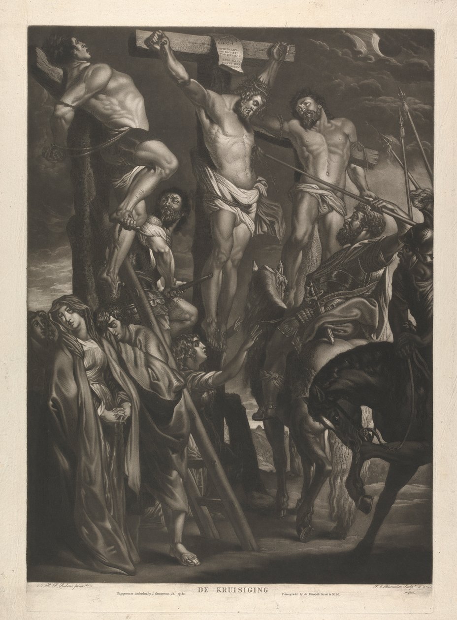 De Kruisiging door Frederik Christiaan Bierweiler