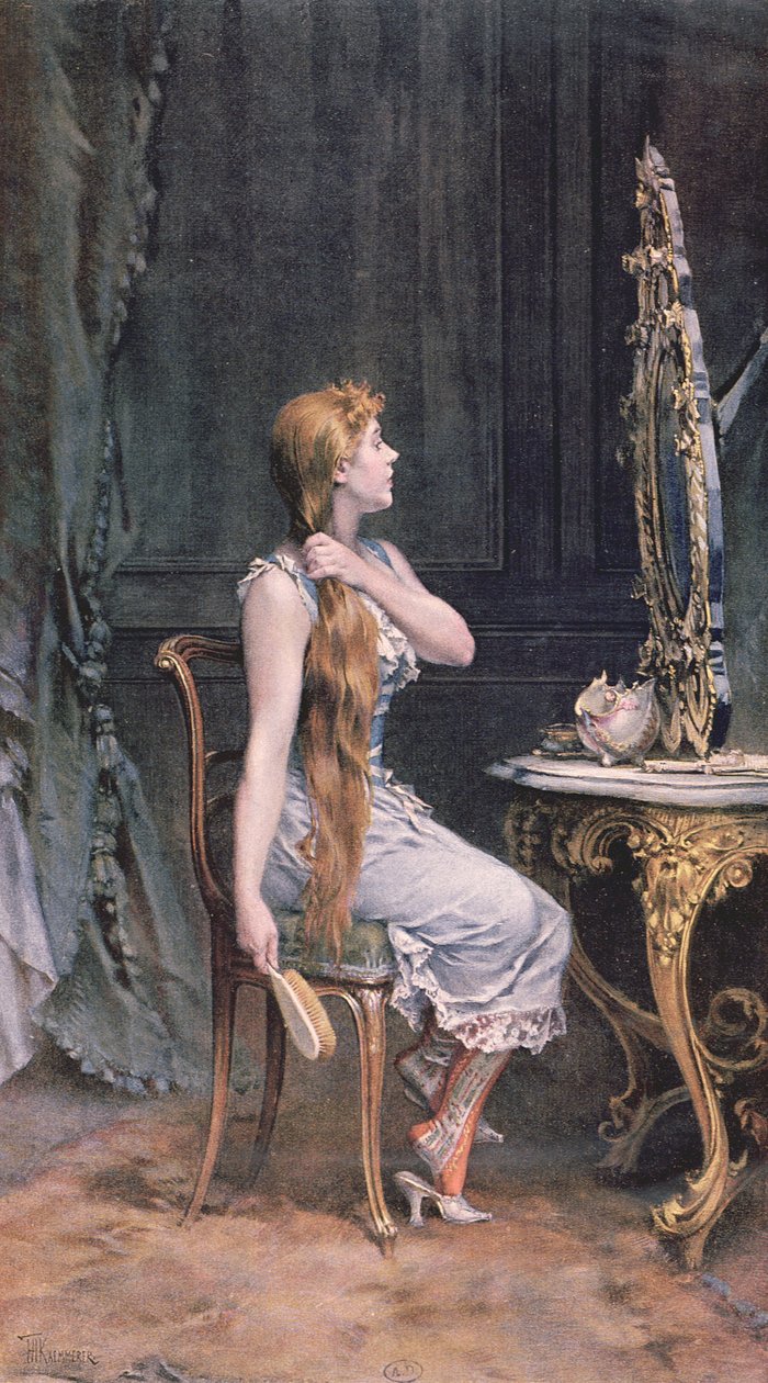 Gouden haar, 1894 door Frederik Hendrik Kaemmerer