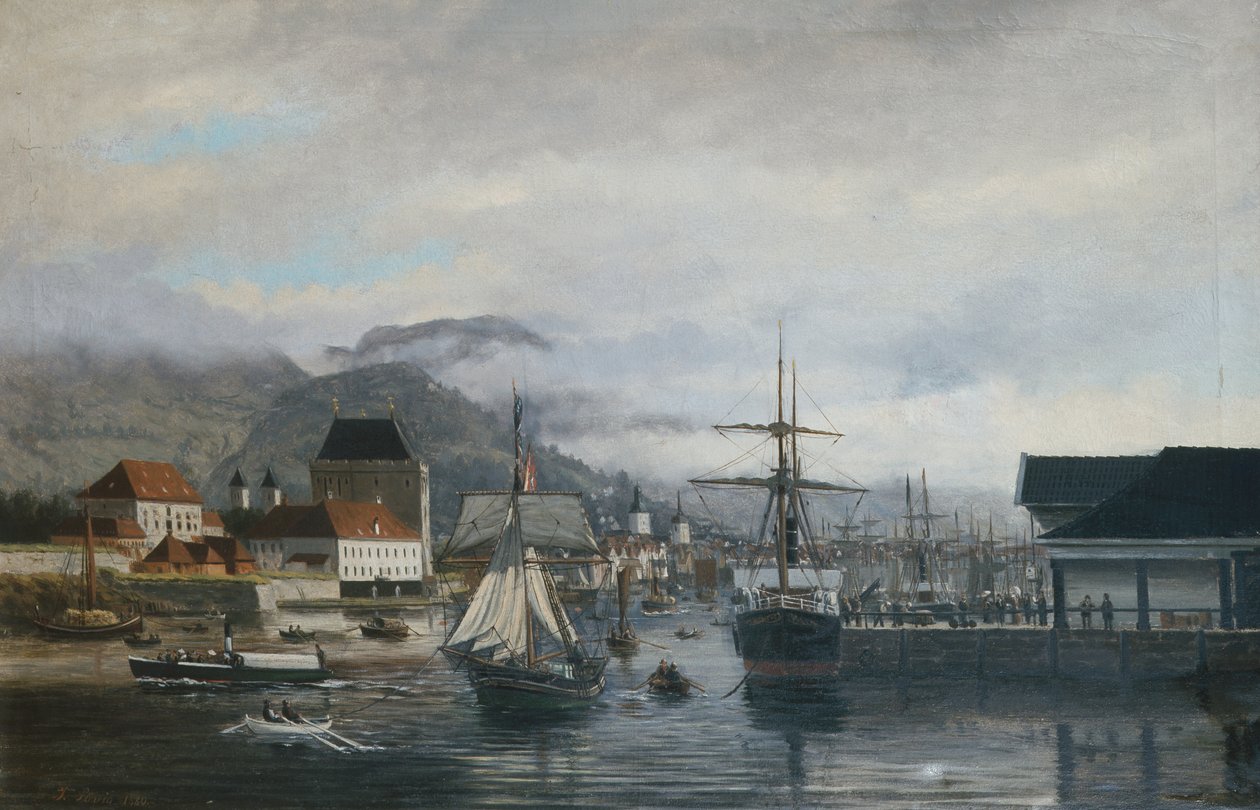 Haven van Bergen, Tollboden door Frederik Sorvig