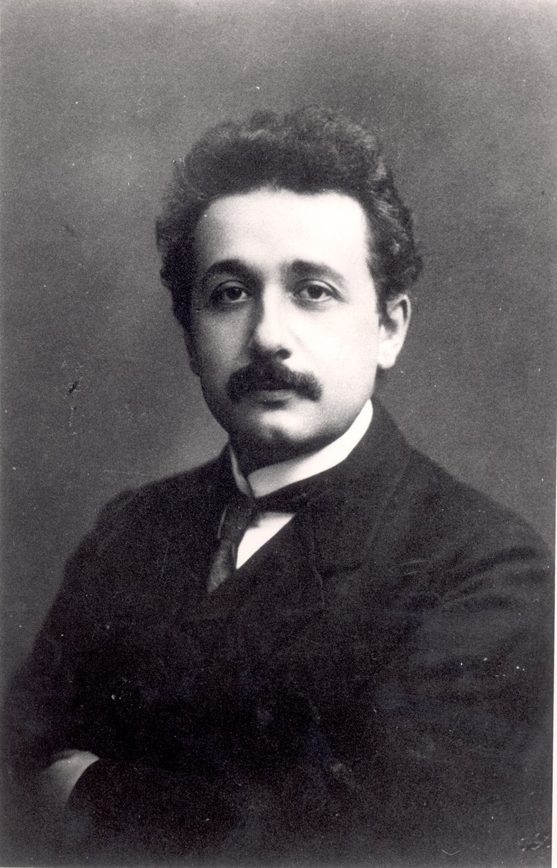 Albert Einstein (1879-1955) door French Photographer