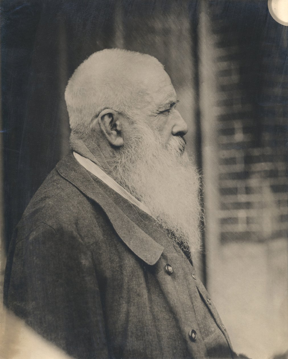 Claude Monet, begin 20e eeuw (gelatinezilverdruk) door French Photographer