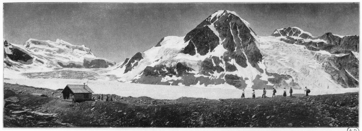 Grand Combin, ca. 1900 door French Photographer