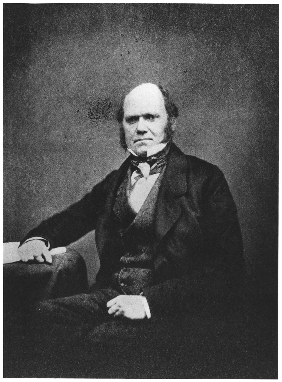Portret van Charles Darwin (1809-82) door French Photographer
