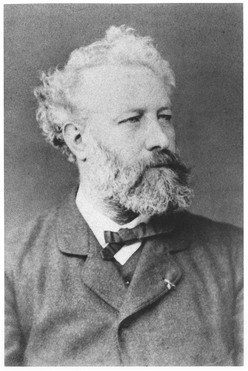 Portret van Jules Verne (1828-1905) eind 19e eeuw door French Photographer