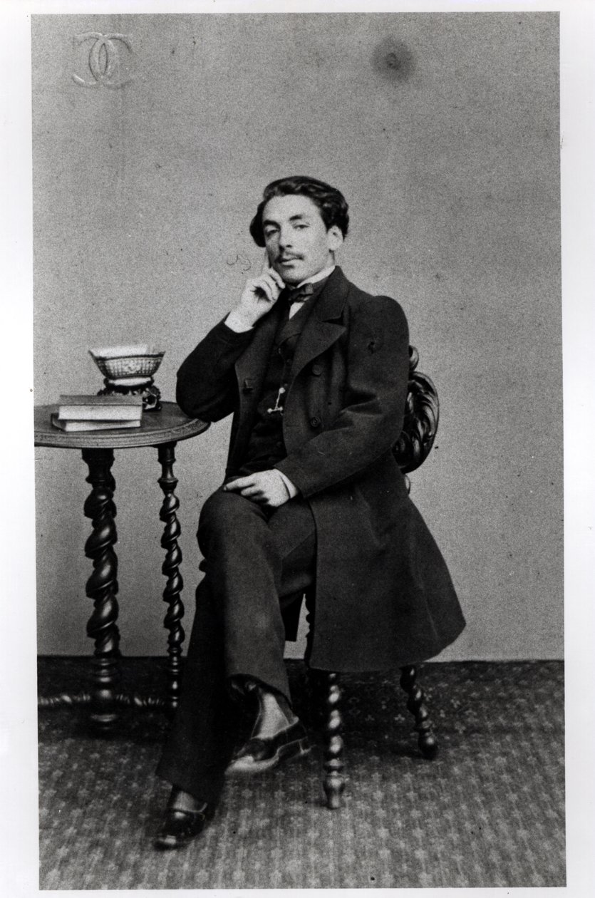 Stephane Mallarme (1842-98) op 19-jarige leeftijd door French Photographer