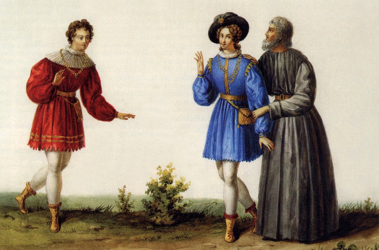 Adolphe Nourrit in de rol van Le Comte in Le Comte d