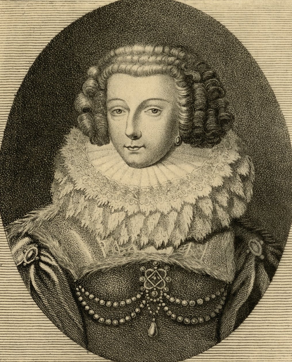Christine de France (1606-63) door French School
