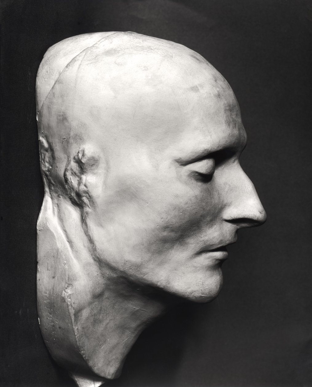 Doodsmaske van Napoleon Bonaparte (1769-1821) door French School