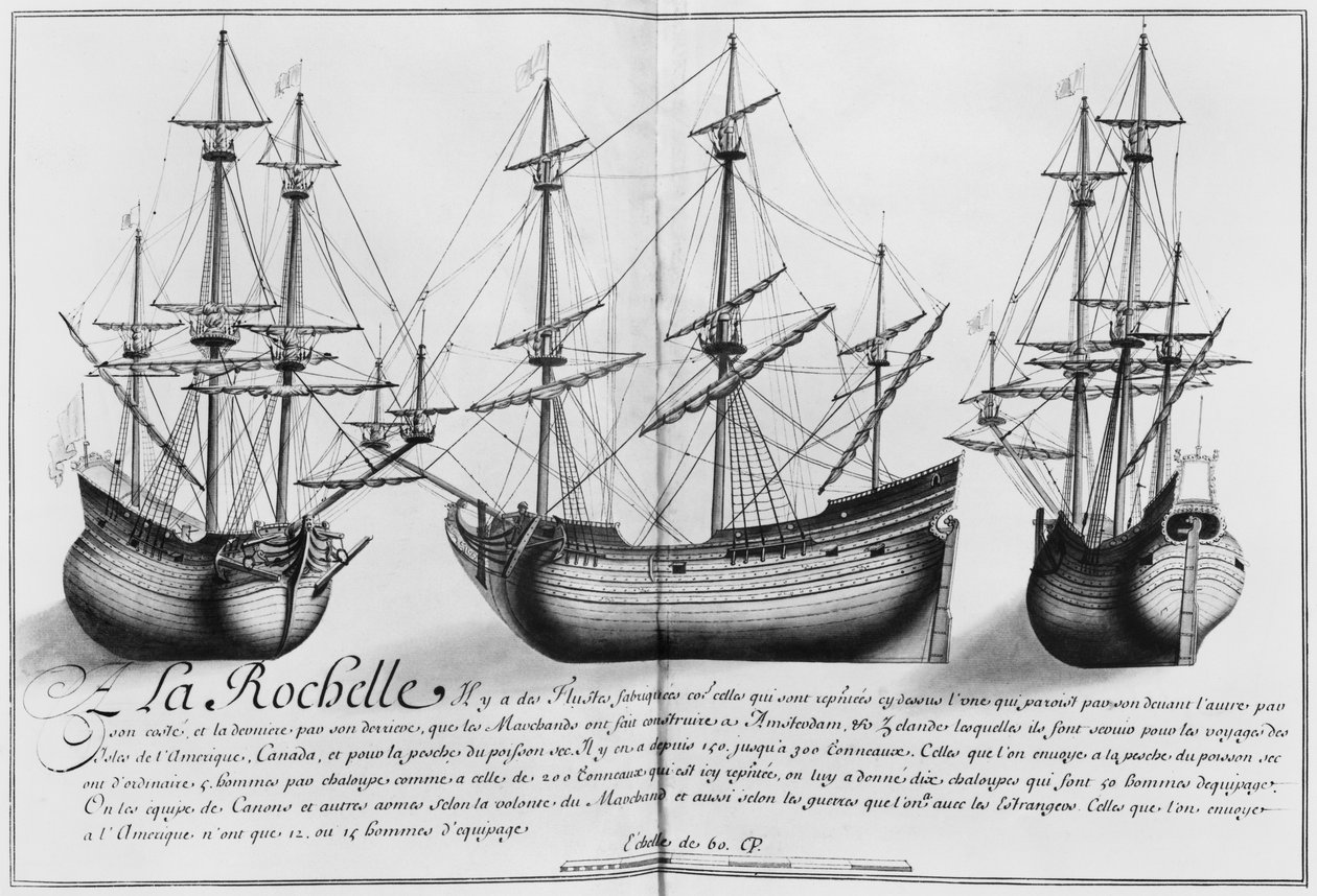 Nederlandse koopvaardijschepen, La Rochelle, illustratie uit 