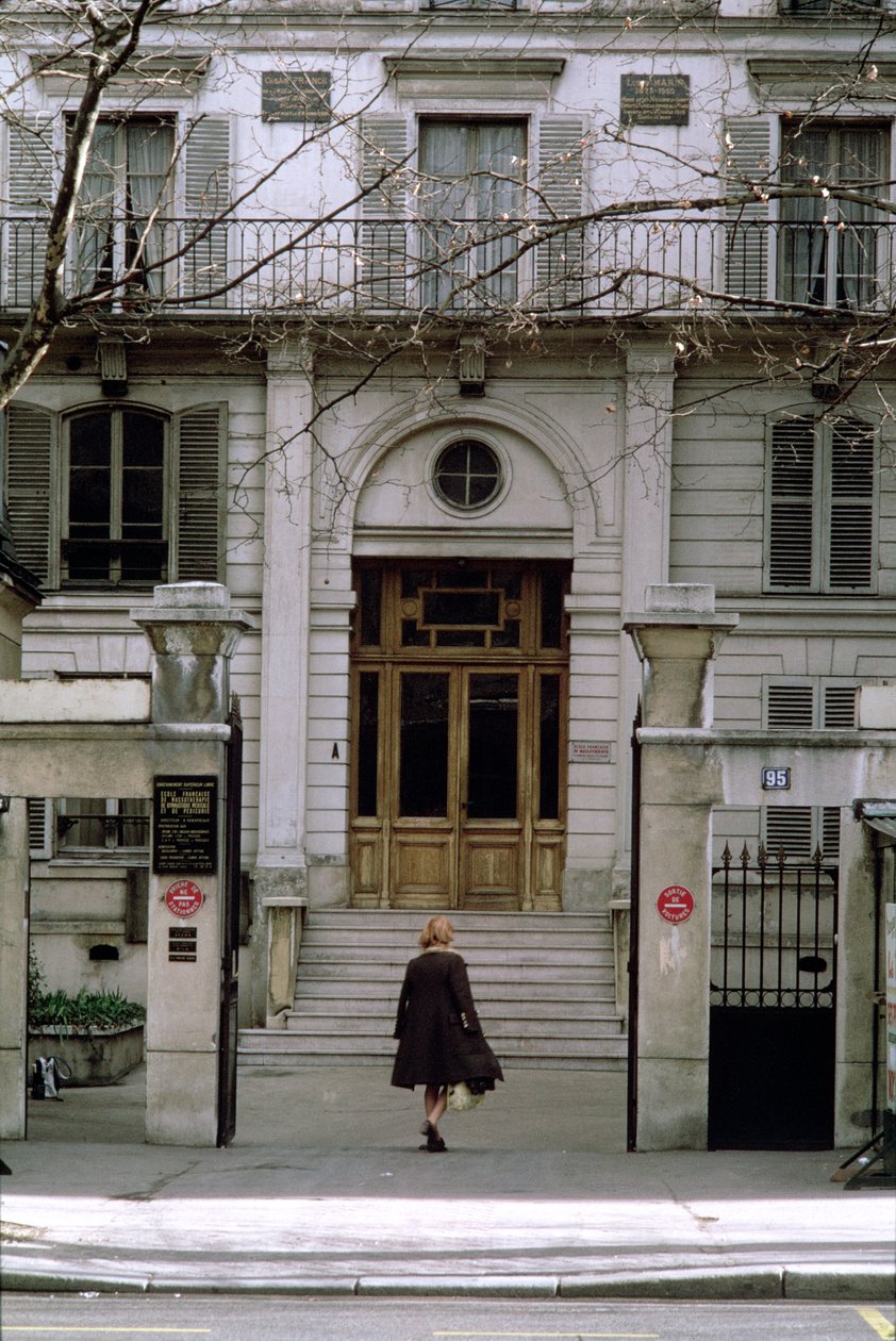 Het huis van Cesar Auguste Franck door French School