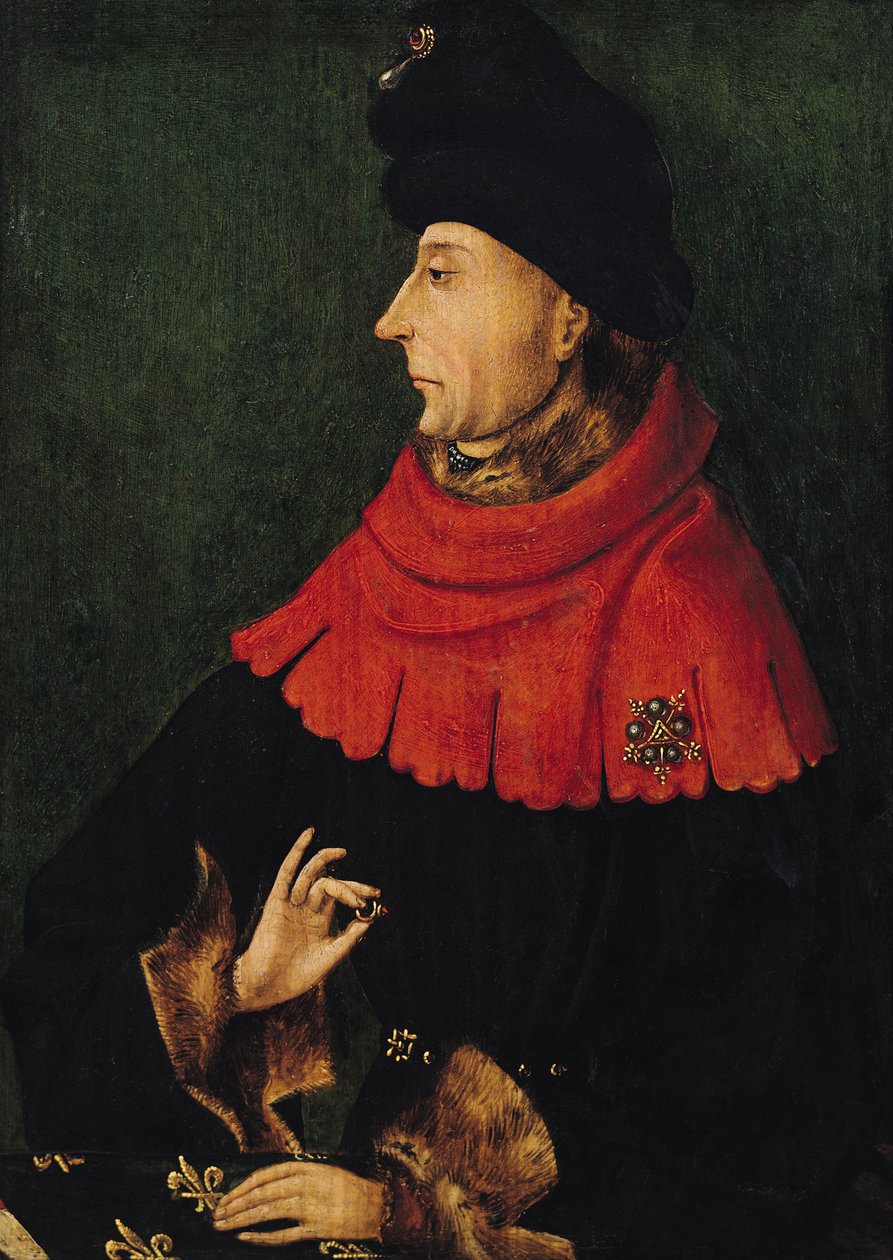 Jan zonder Vrees (1371-1419) Hertog van Bourgondië door French School