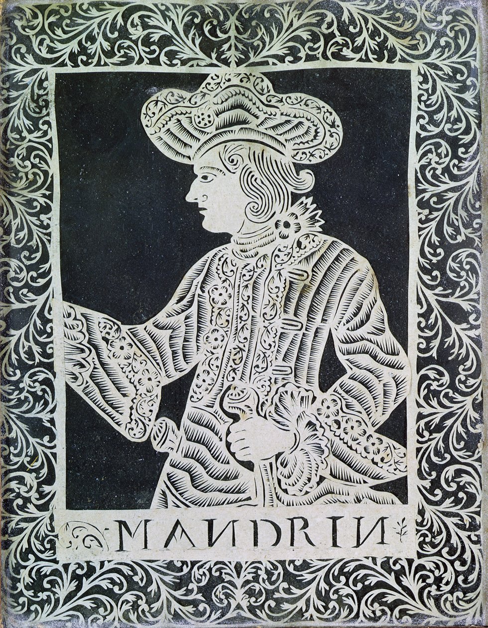 Louis Mandrin (1724-55) (collage) door French School