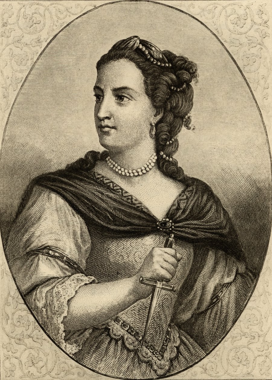 Mademoiselle Clairon (1723-1803) door French School