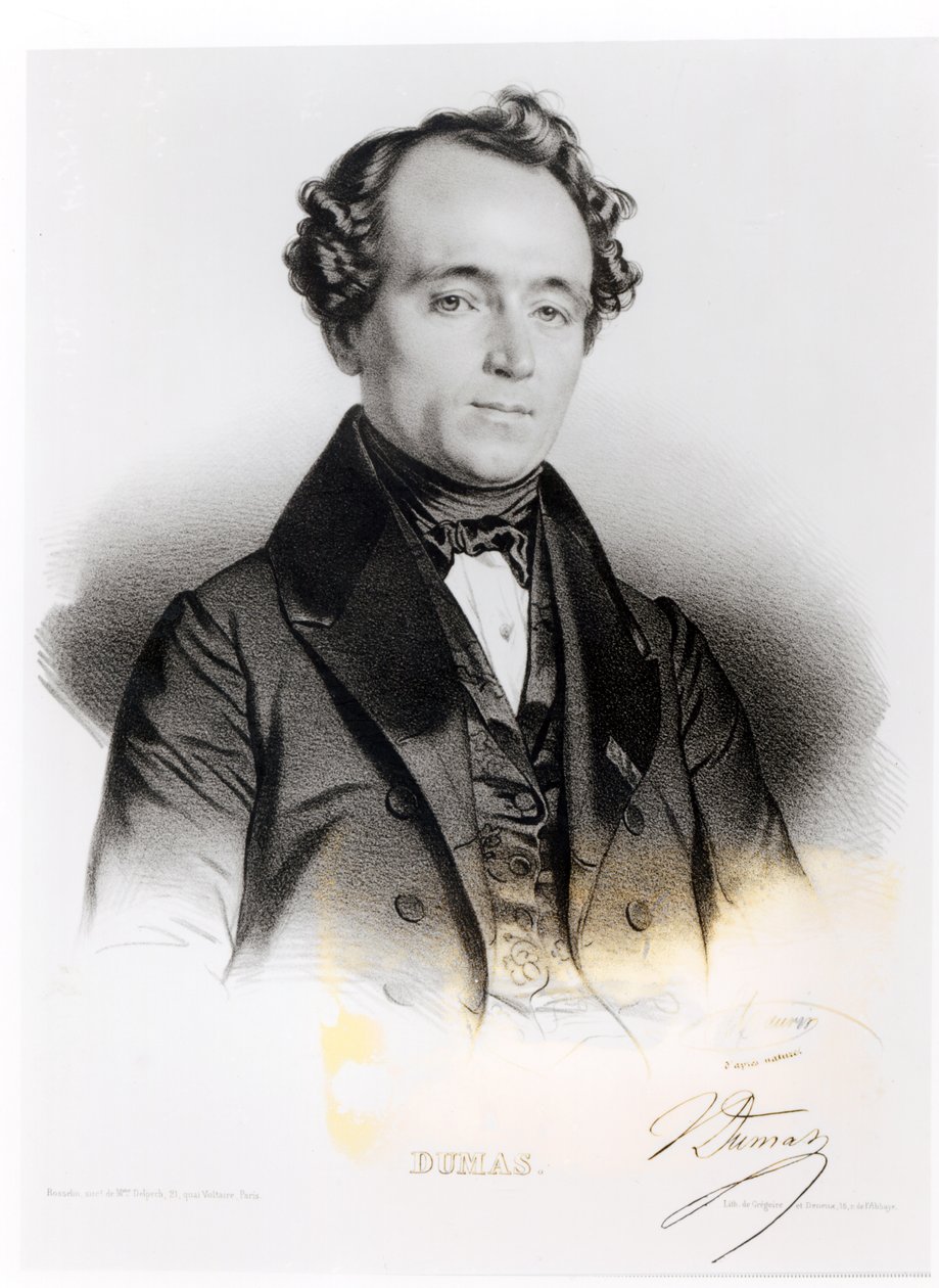 Portret van Alexandre Dumas Fils (1824-95) door French School