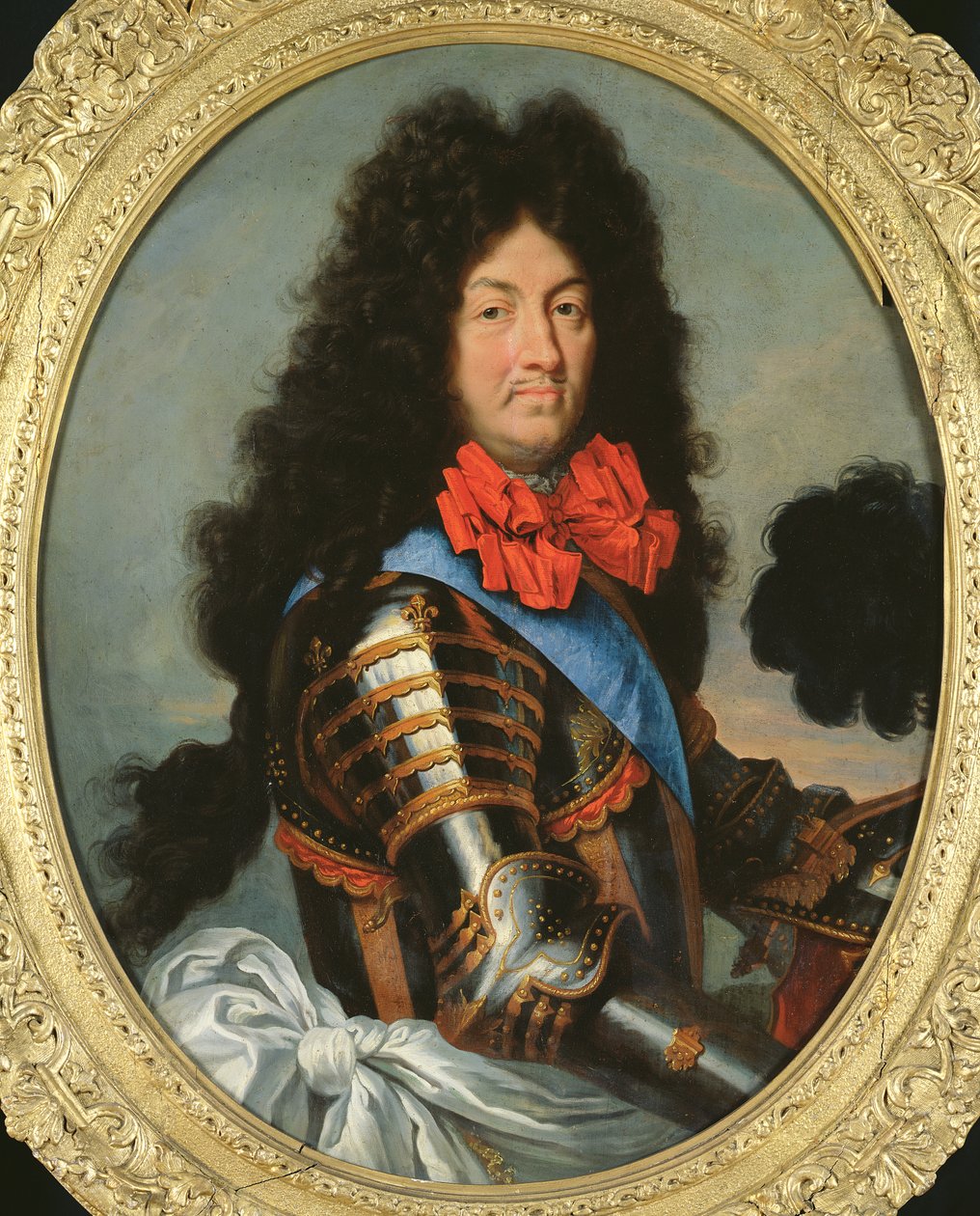 Portret van Lodewijk XIV (1638-1715) door French School