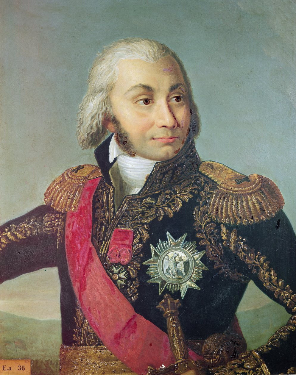Portret van Maarschalk Jean-Baptiste Jourdan (1762-1833) door French School