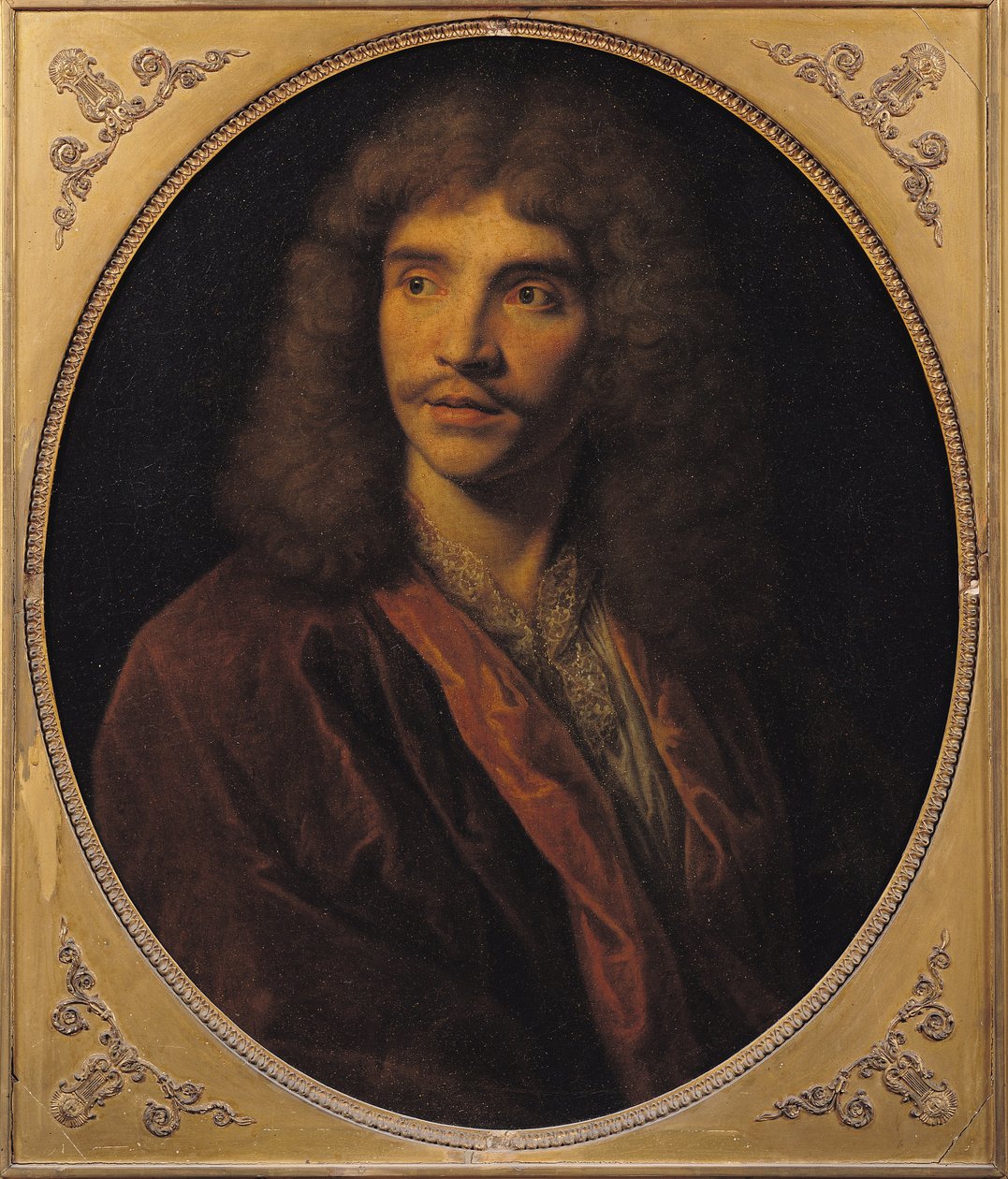 Portret van Molière (1622-73) door French School