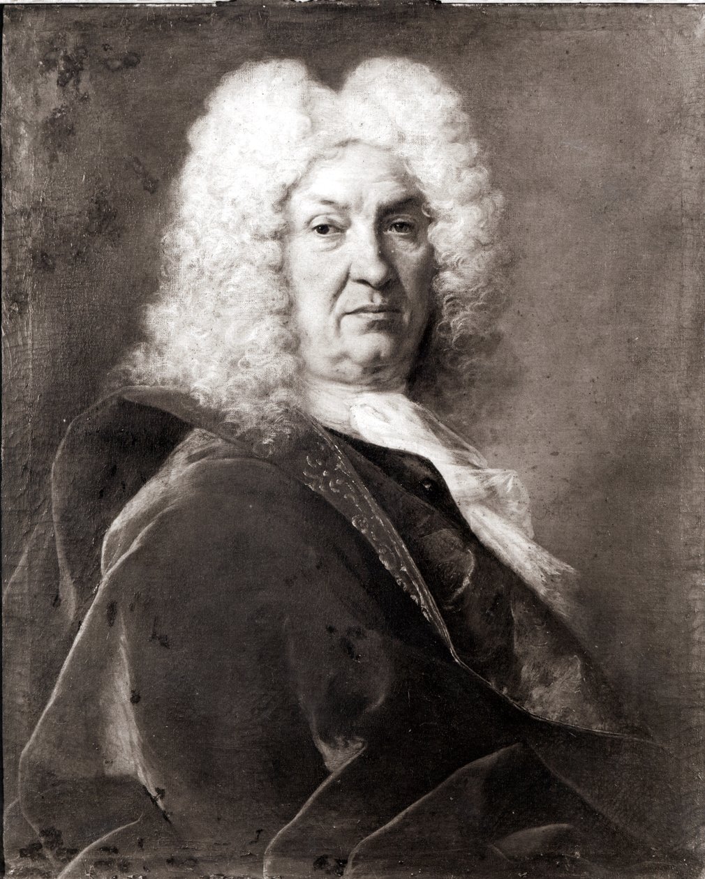 Portret van een man door French School