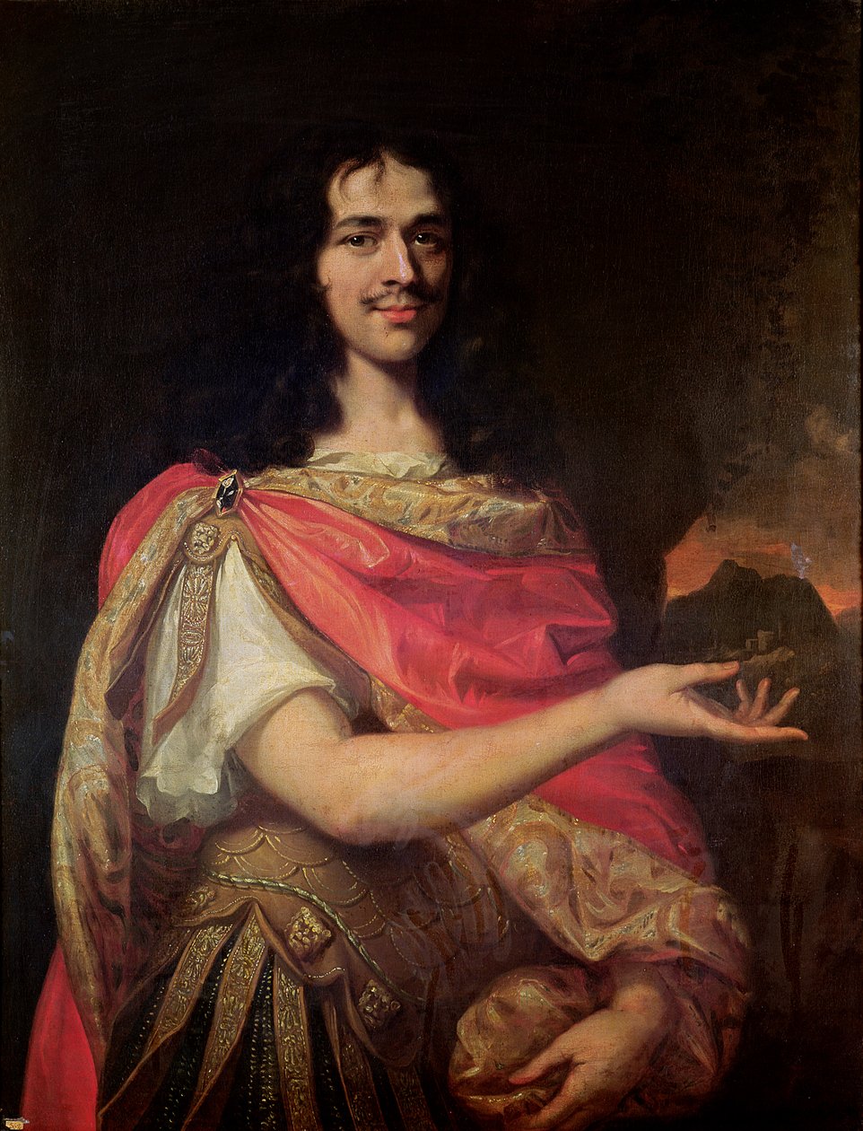 Portret vermoedelijk van Molière (1622-73) door French School